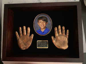 LARGE SOLID WOOD SHADOWBOX for ADULT OR TEEN